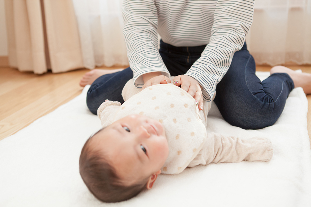 子供のお腹が大きいような・・・